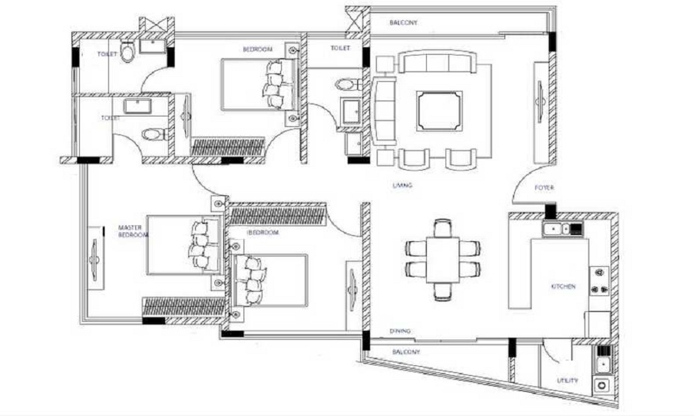 SKAV Mekhri Ritz Floor Plan
