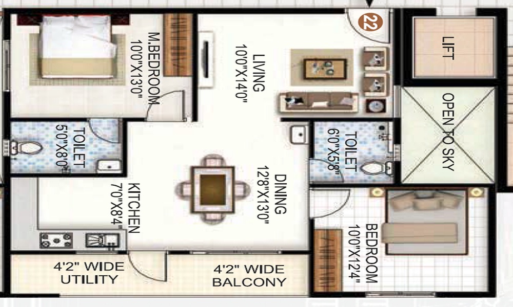 SLS Silicon Valley Floor Plan