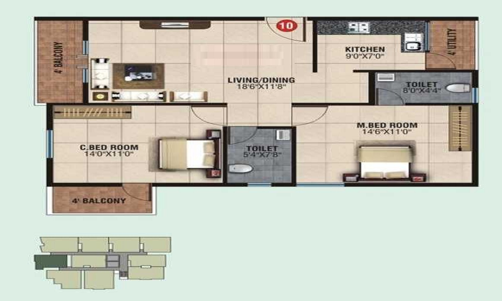 SLV Ratnagiri Floor Plan