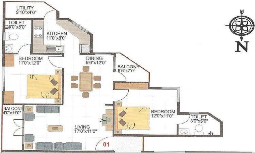 SM Maple Floor Plan