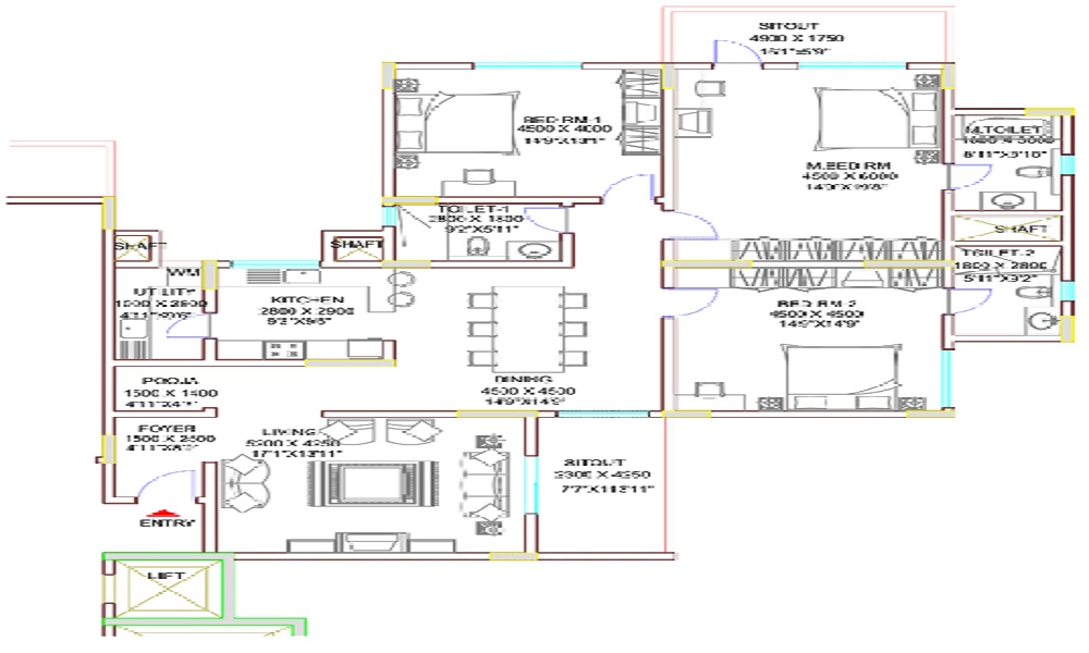 Sobha Celsia Floor Plan