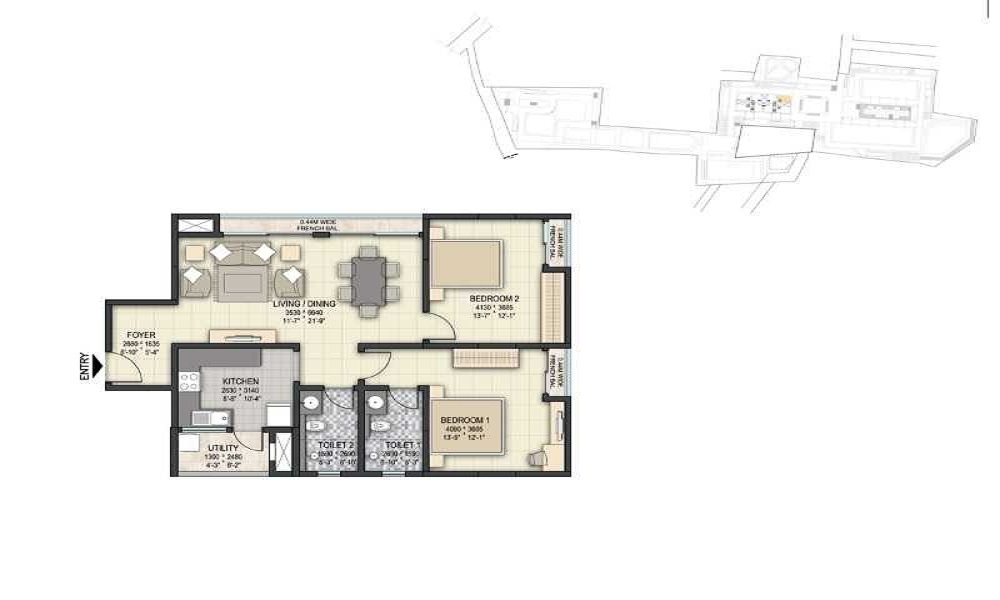Sobha The Park And The Plaza Floor Plan