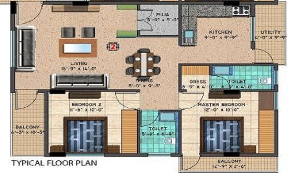 Sree Sannidhi Pride Floor Plan
