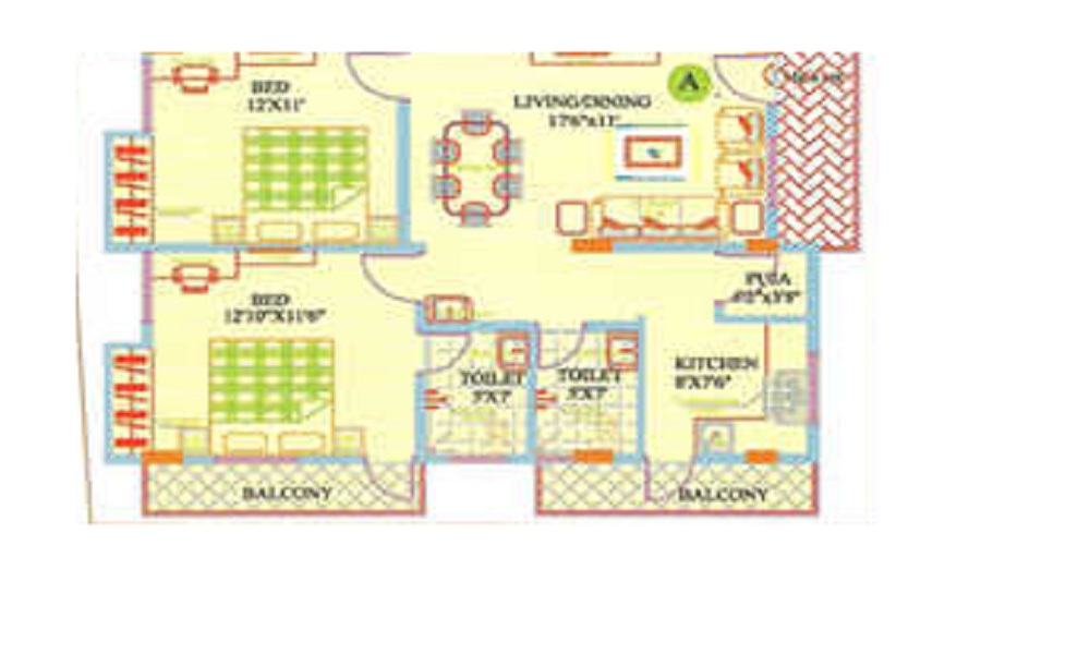 Sreenidhi Residency Floor Plan