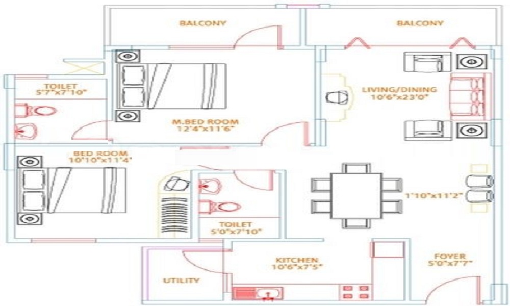 Sri Sai Mourya Tropica Floor Plan