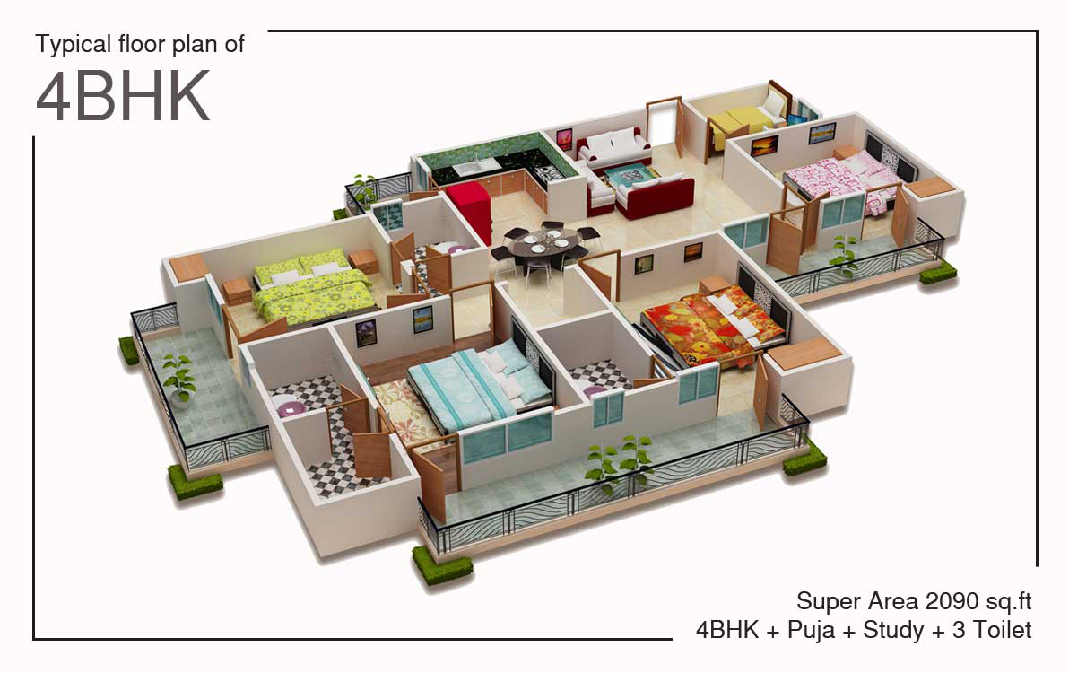 Sukritha Buildmann Cascade Villas Floor Plan