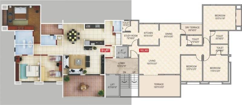 Elite Landmarks Astrum Floor Plan