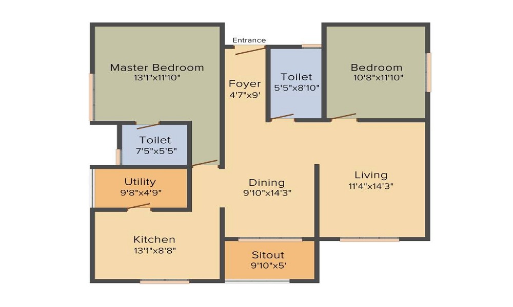 Mahaveer Sitara Floor Plan