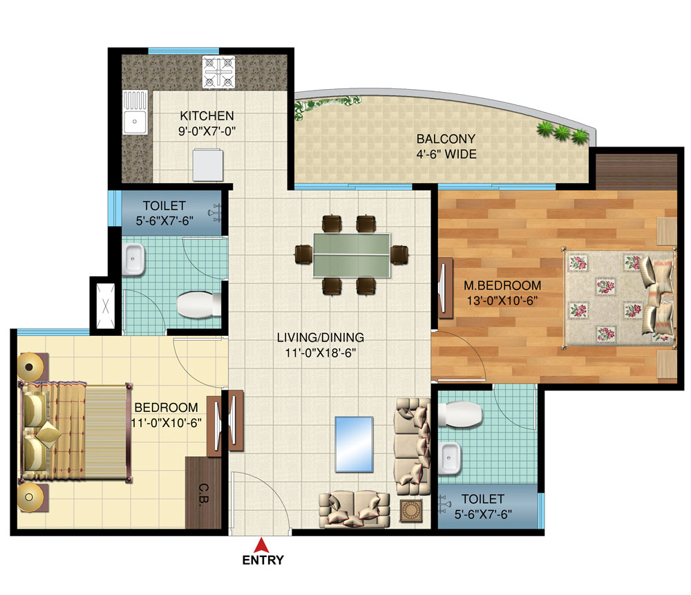 Gurupriya Carnation Floor Plan