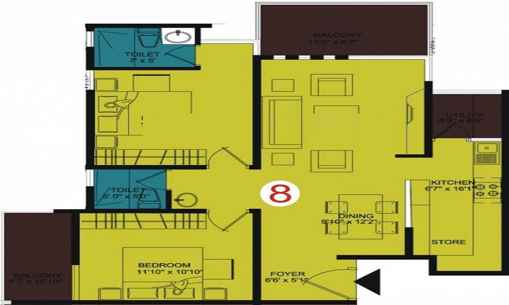 Niranjan Genesis Floor Plan