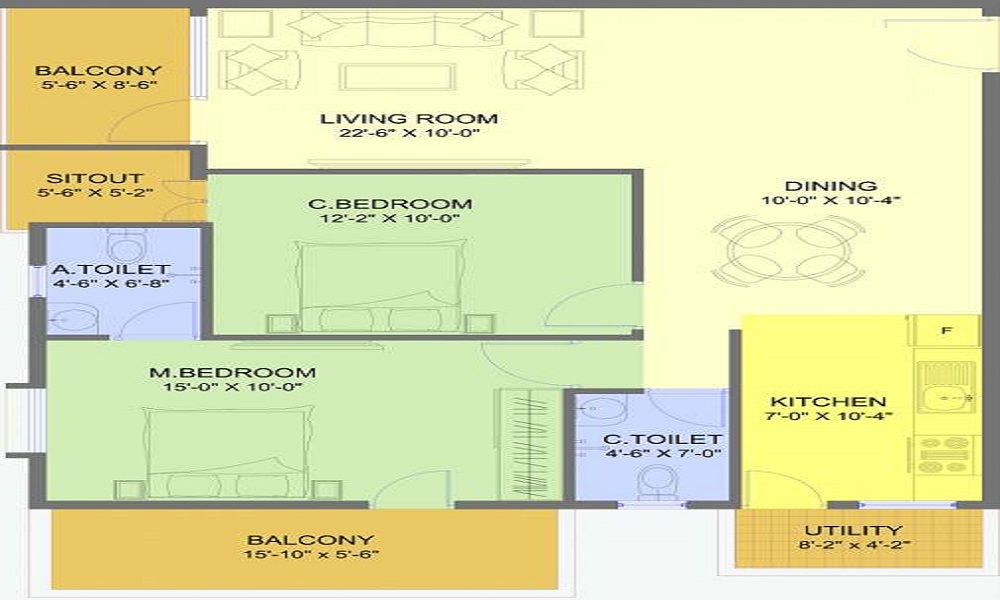 Prospect Silverton Apartments Floor Plan