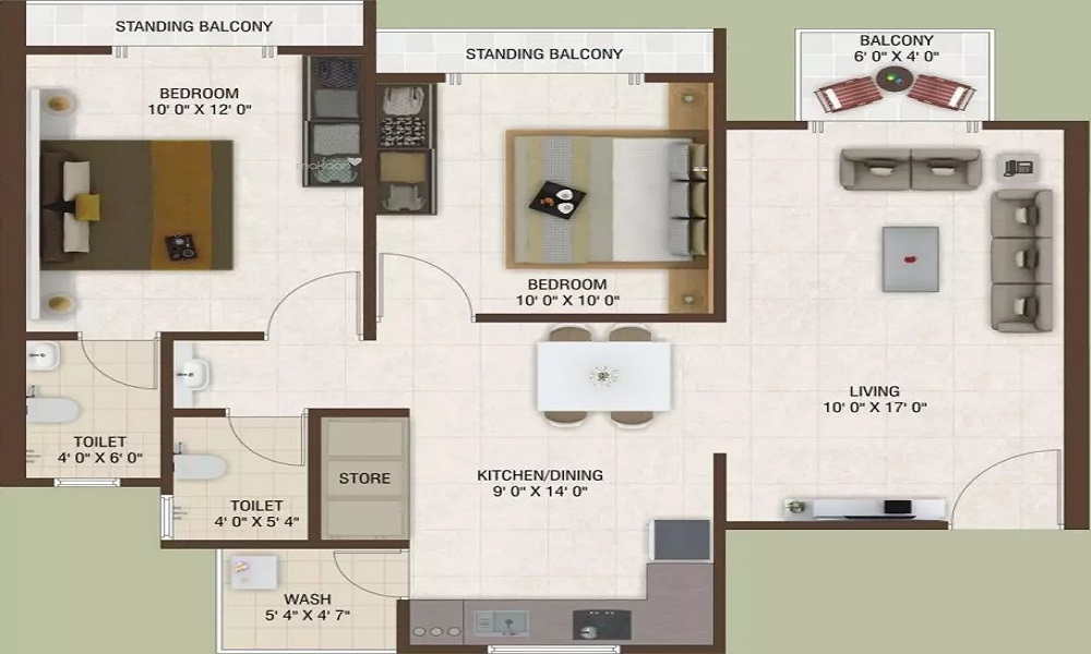 MBM Sai Murali Comforts Floor Plan