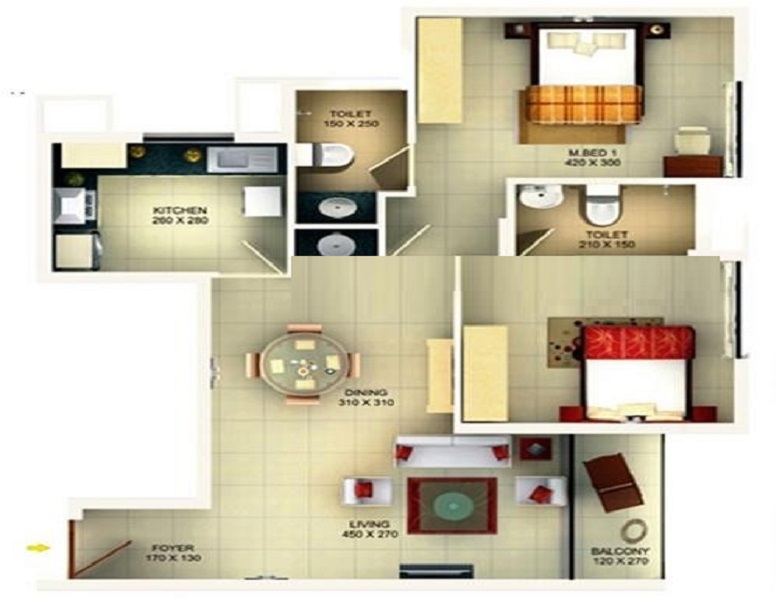 Shree Mookambika Splendor Floor Plan