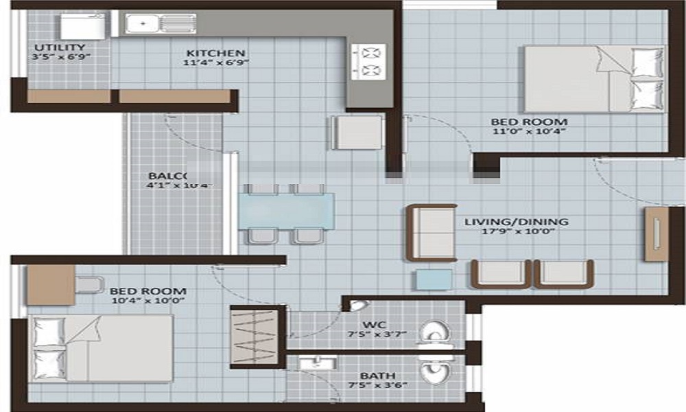 Shree Mookambika Tirumala Sunidhi Desire Floor Plan