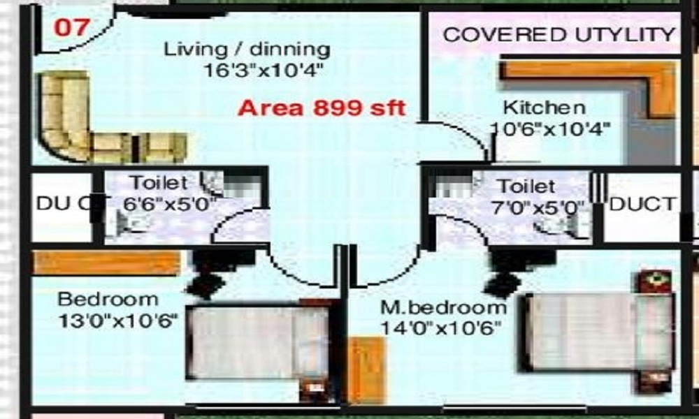 Sree Vandana Pearls Floor Plan