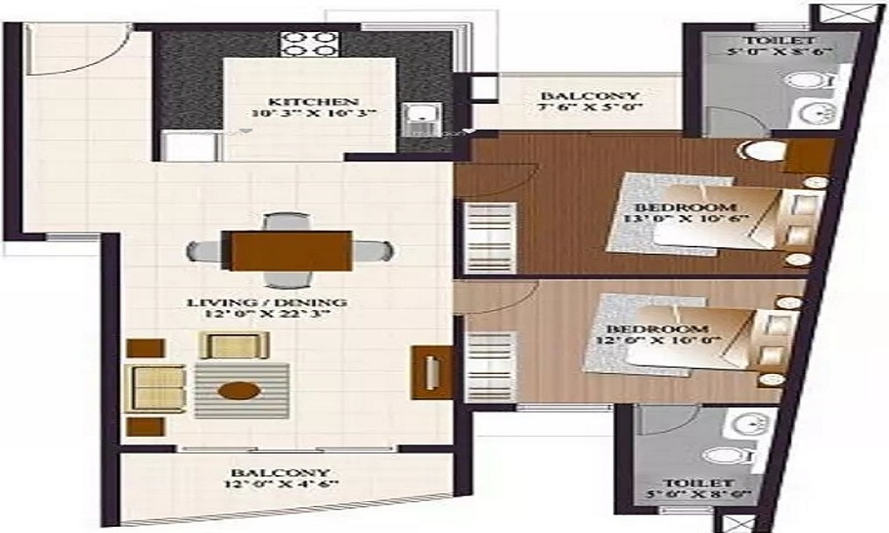 Malibu Swarna Meridian Homes Floor Plan