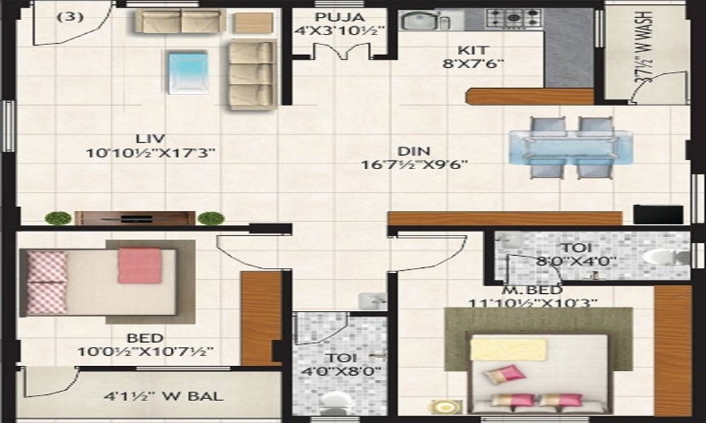 Mytri Palace Floor Plan