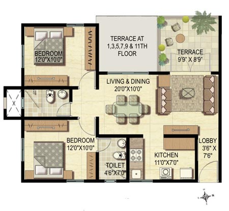 Pradhan Ibis Floor Plan