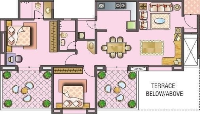 Kalaapi Construction Zennia Floor Plan