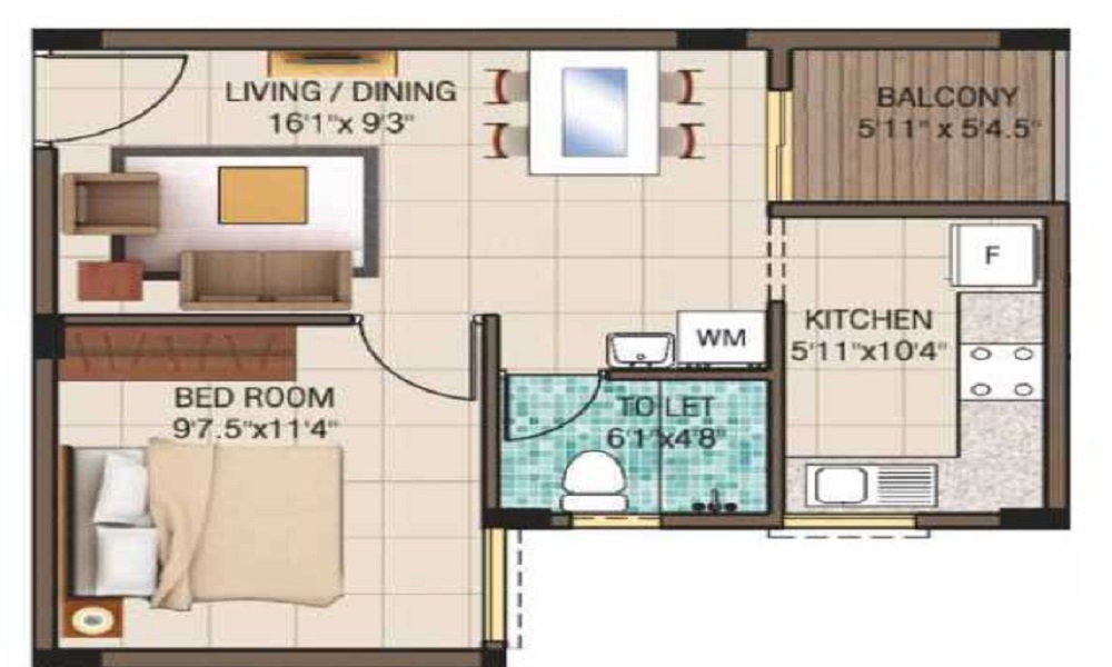 Sri Balaji S And S Delight Floor Plan