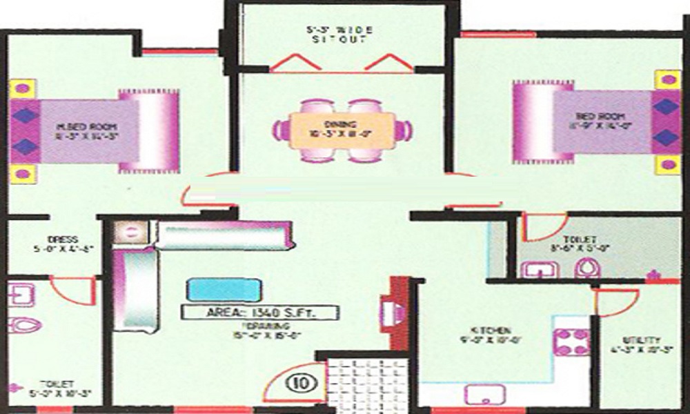 Propzone Sree Pride Floor Plan
