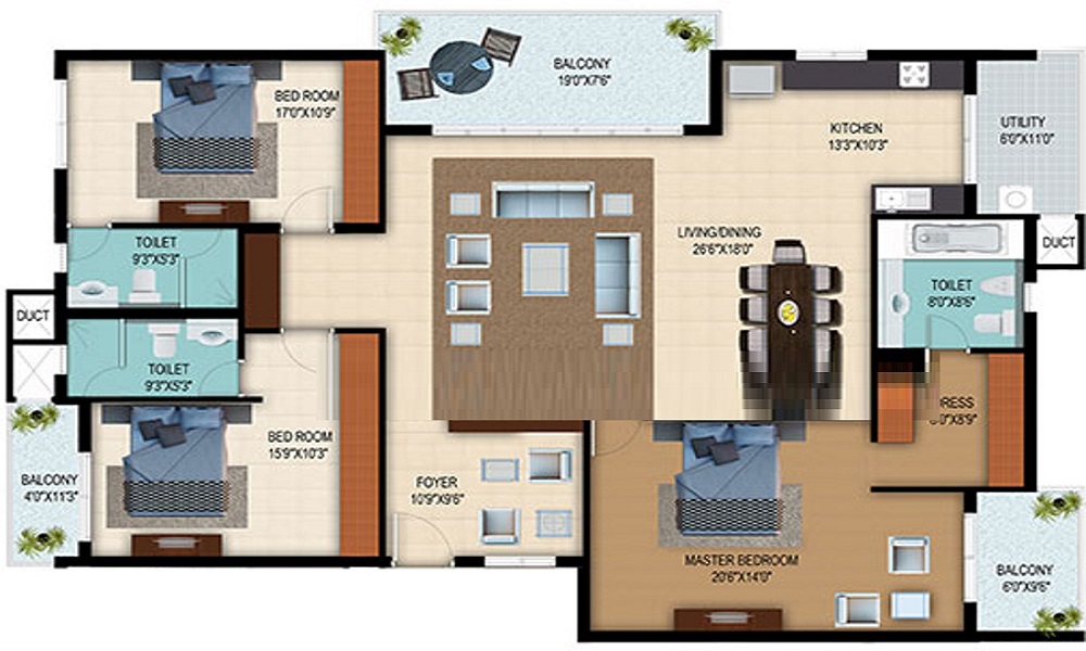 Veracious Park West Floor Plan