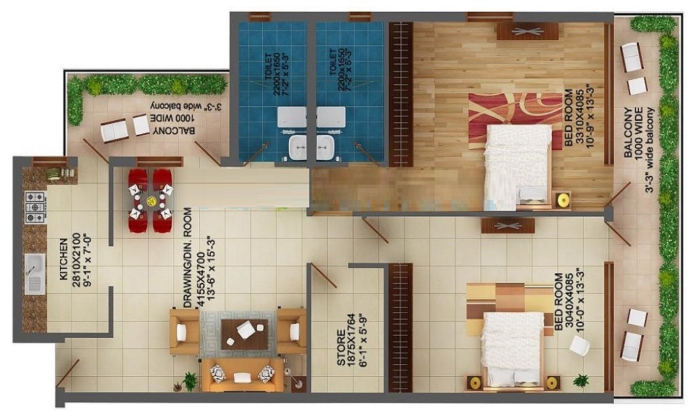 Pariwar Pendant Floor Plan