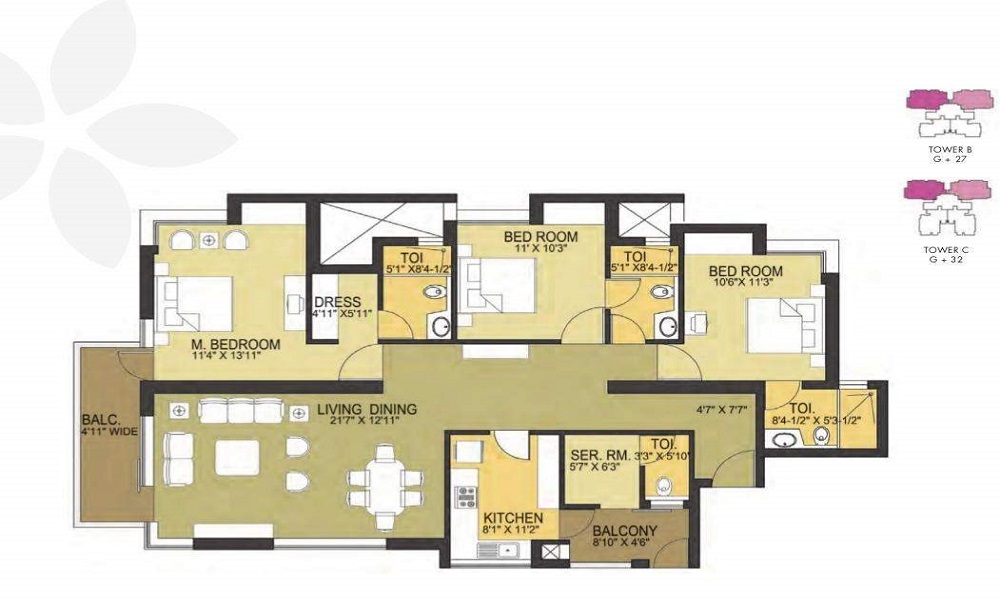 Kiran And Kashi Ranchos Floor Plan