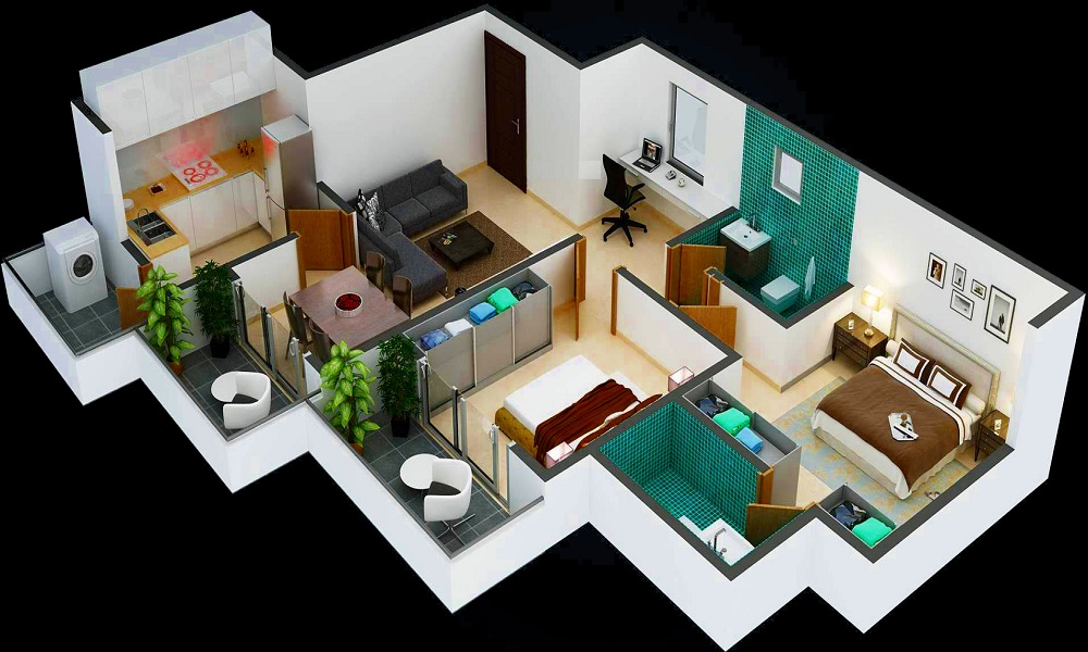 Bright Oak Leaf Floor Plan
