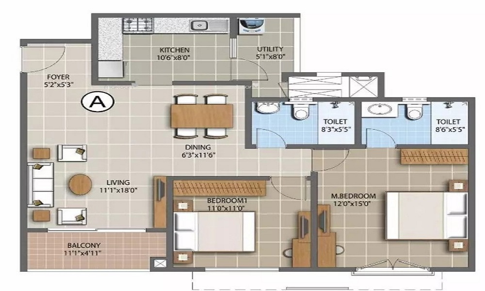 Kristal Moonstone Floor Plan