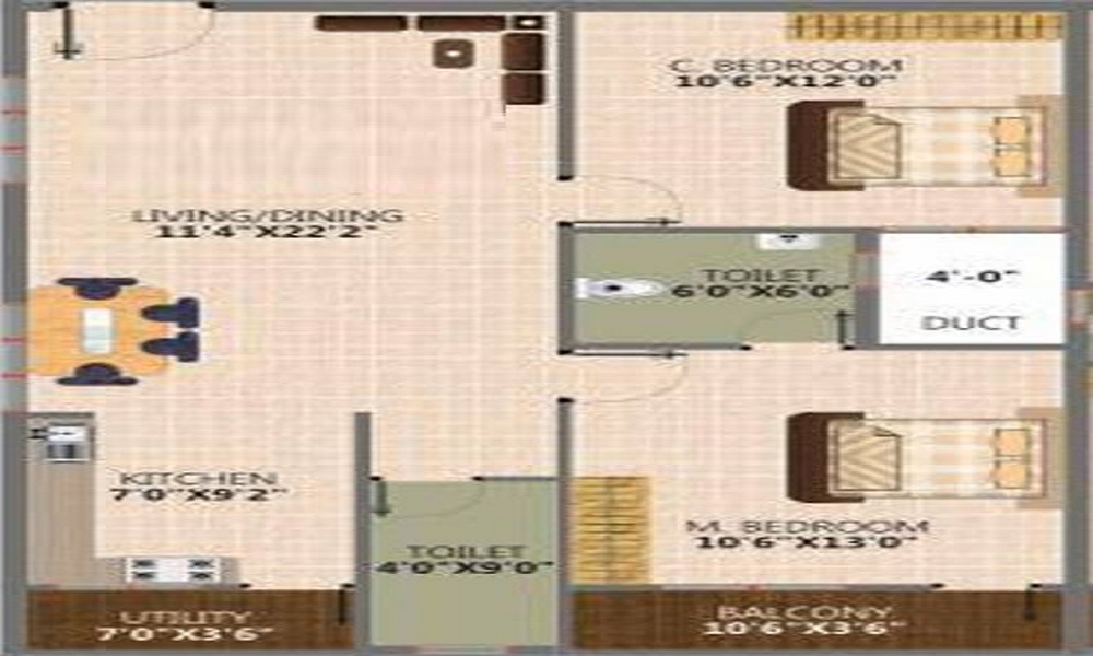 Privilege Sai Brindavan Floor Plan