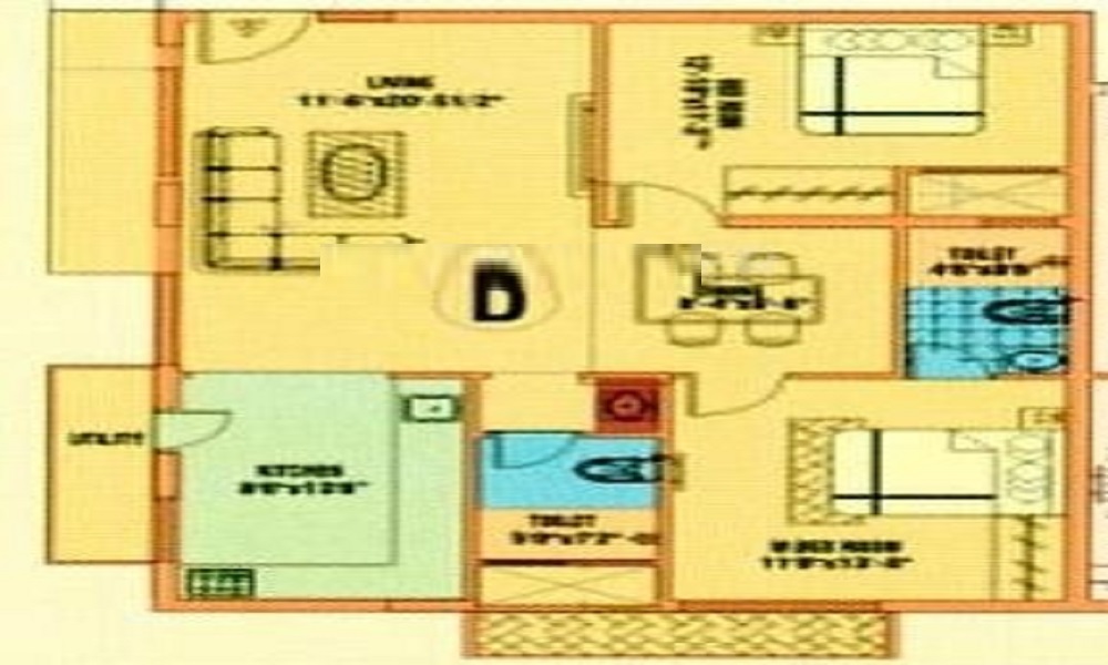 I1 Spandhana Floor Plan