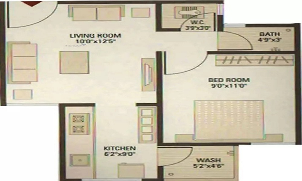 I1 Sri Sai Ganesh Complex Floor Plan