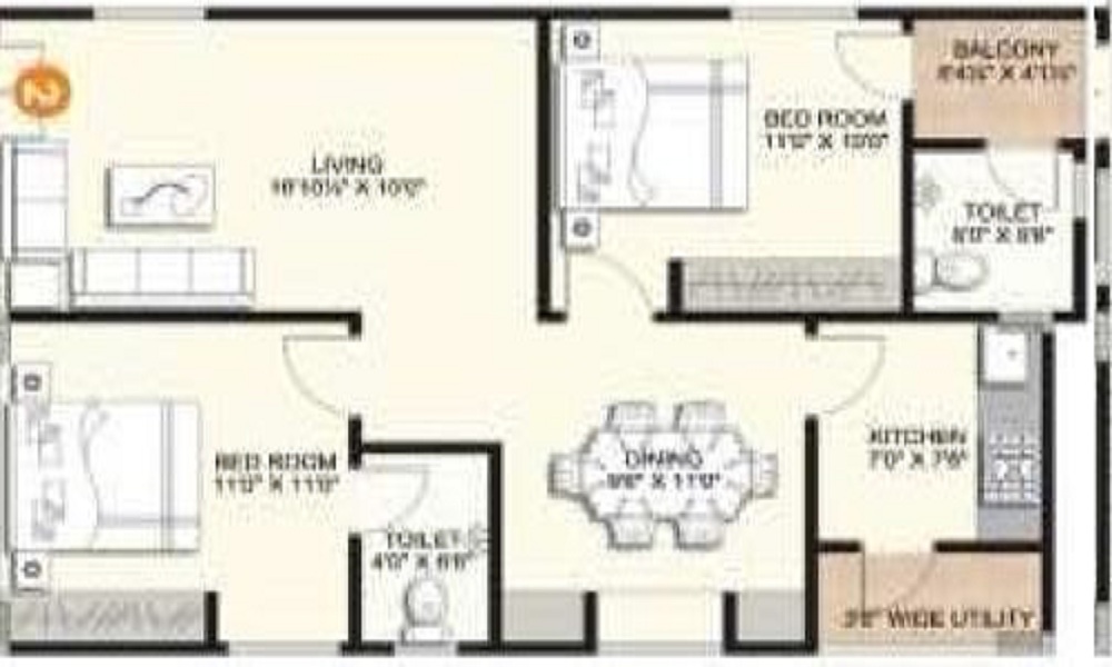 Vijay Nest Floor Plan