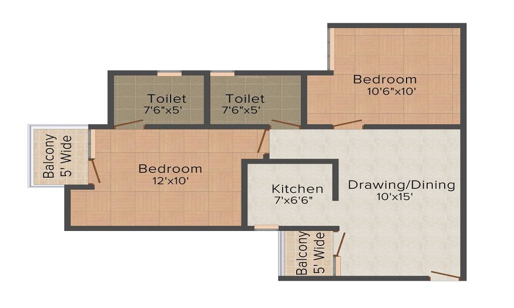 Amrapali Kingswood Floor Plan