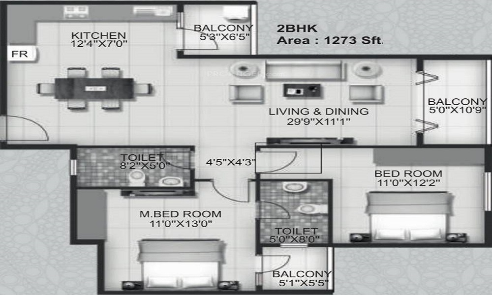 MSR Apartments Floor Plan