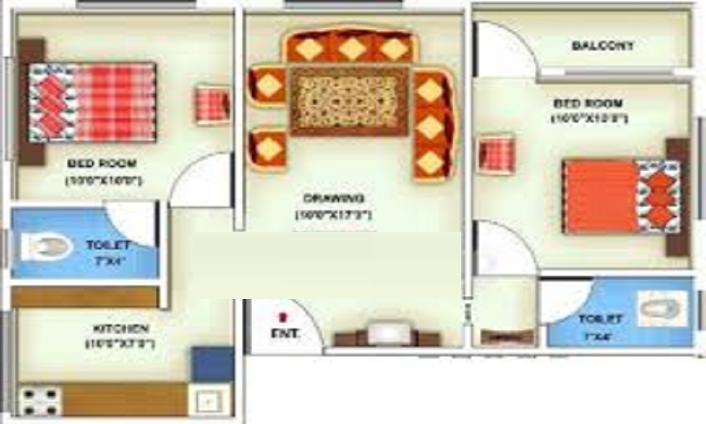 CVK Nandini Elegance Floor Plan
