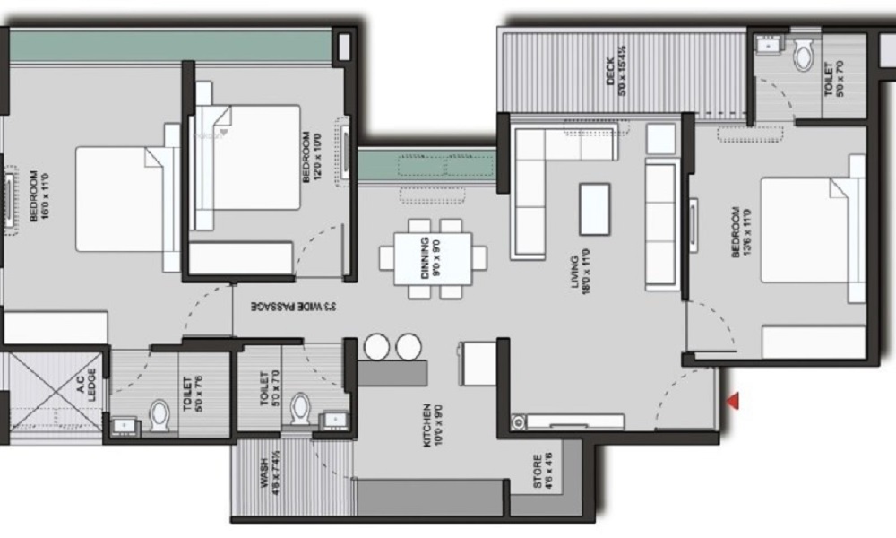 Sriven Elegance Floor Plan