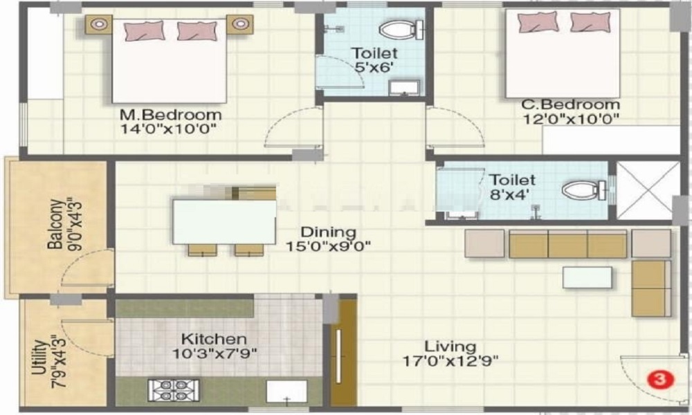 Venetion Royal Serenity Floor Plan