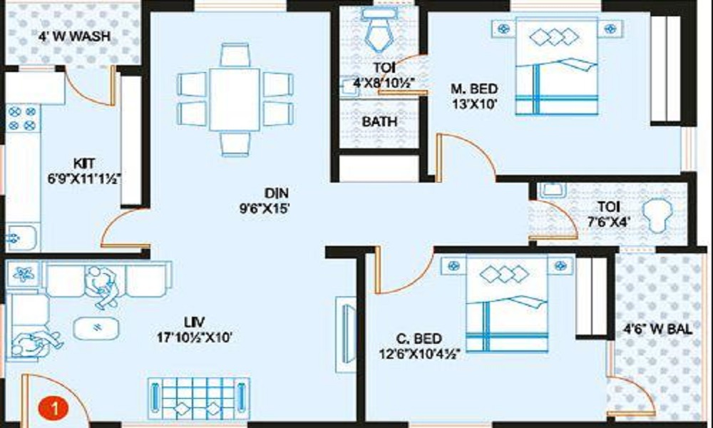 Jeevans Ornate Floor Plan