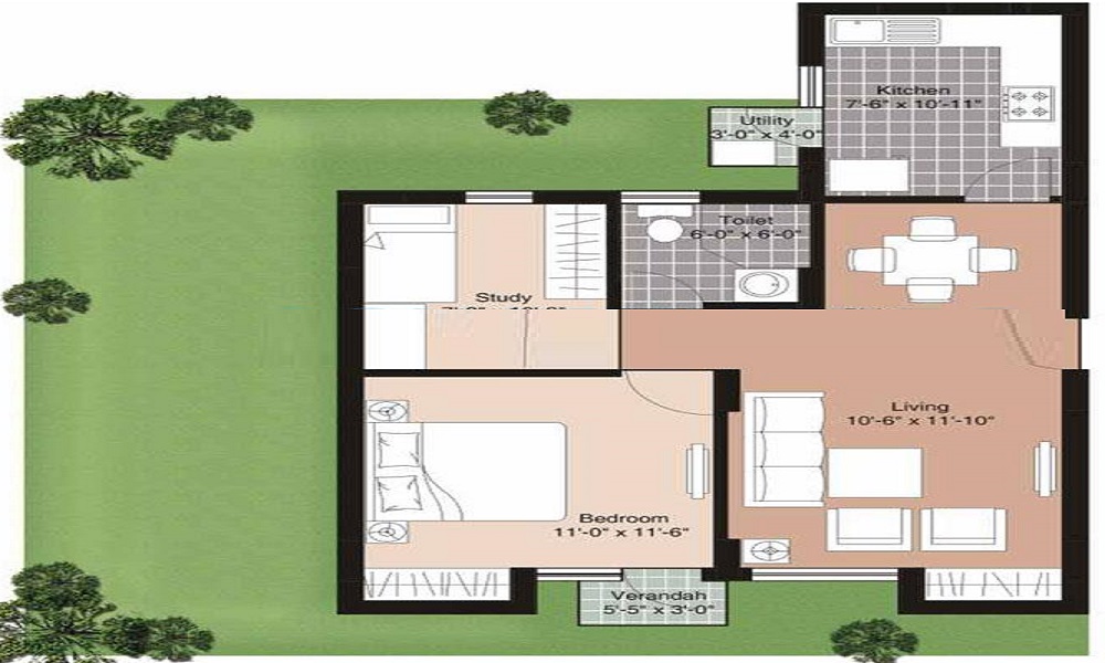 Parth Sri Krishna Floor Plan
