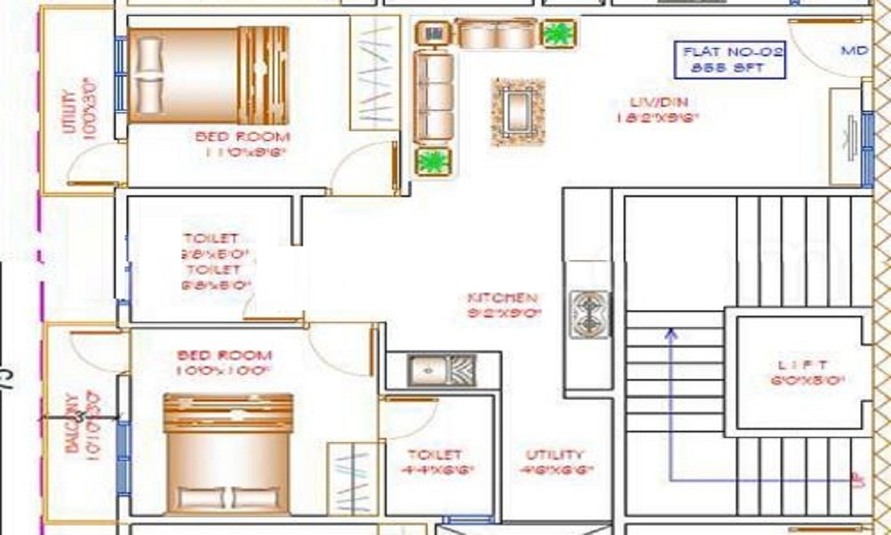 VR Sai Vihar Floor Plan