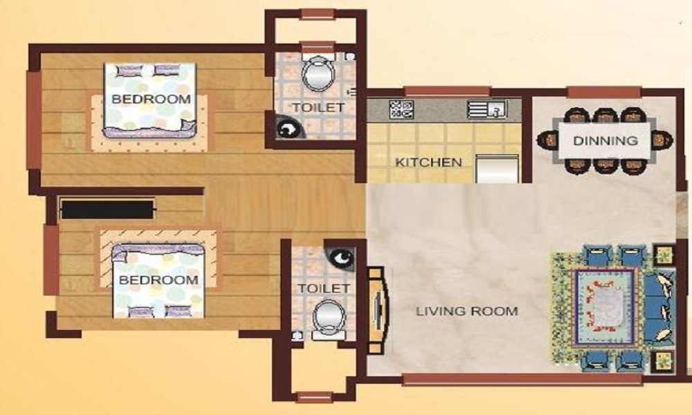 Elegant Kensington Floor Plan