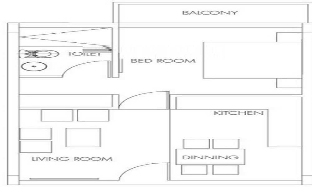Akruti Afallon Floor Plan