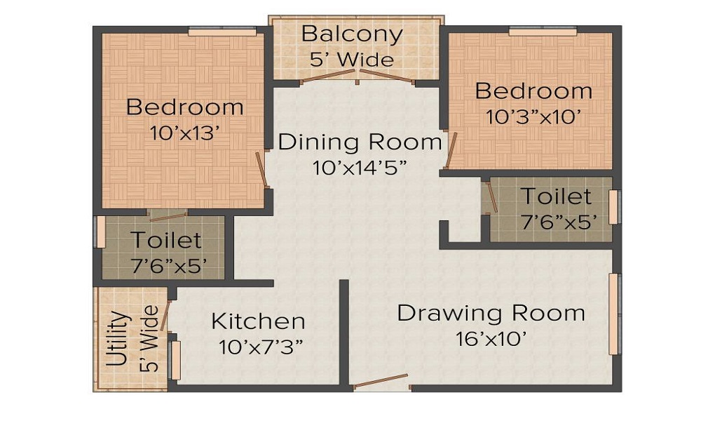 CBR Aakruti Floor Plan