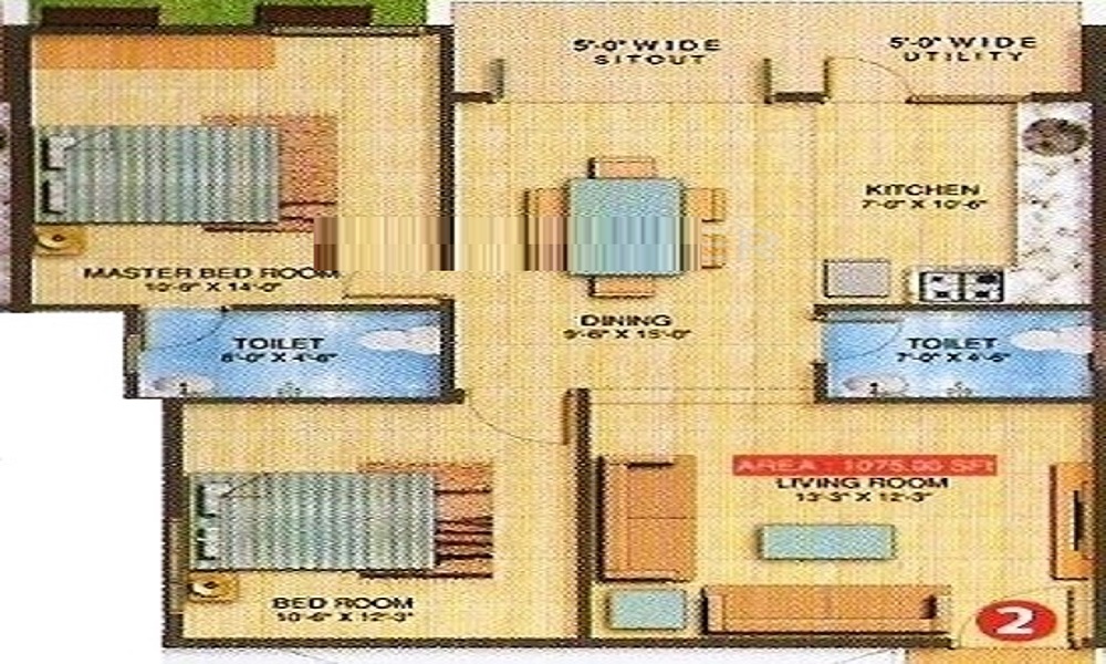 Mahaghar Sai Ram Residency Floor Plan