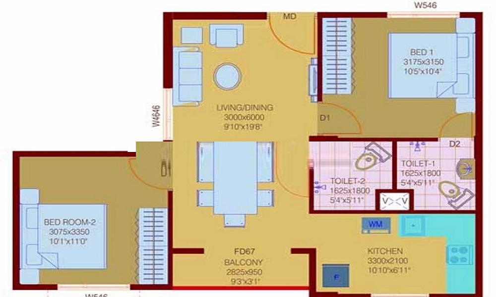 Confident Sirius Floor Plan