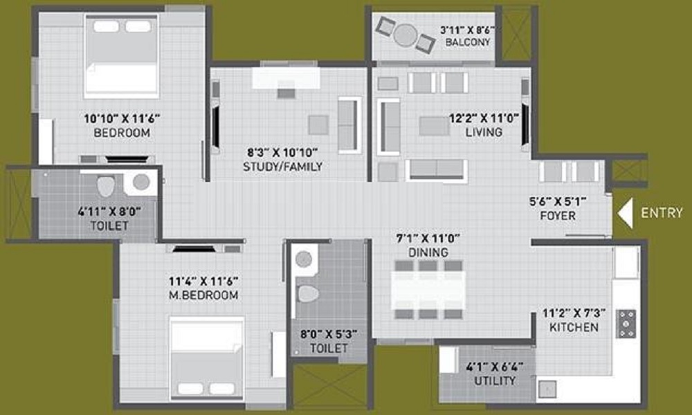 Duo Symphony Floor Plan