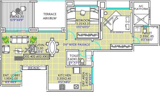 Kolte Patil Glitterati Floor Plan