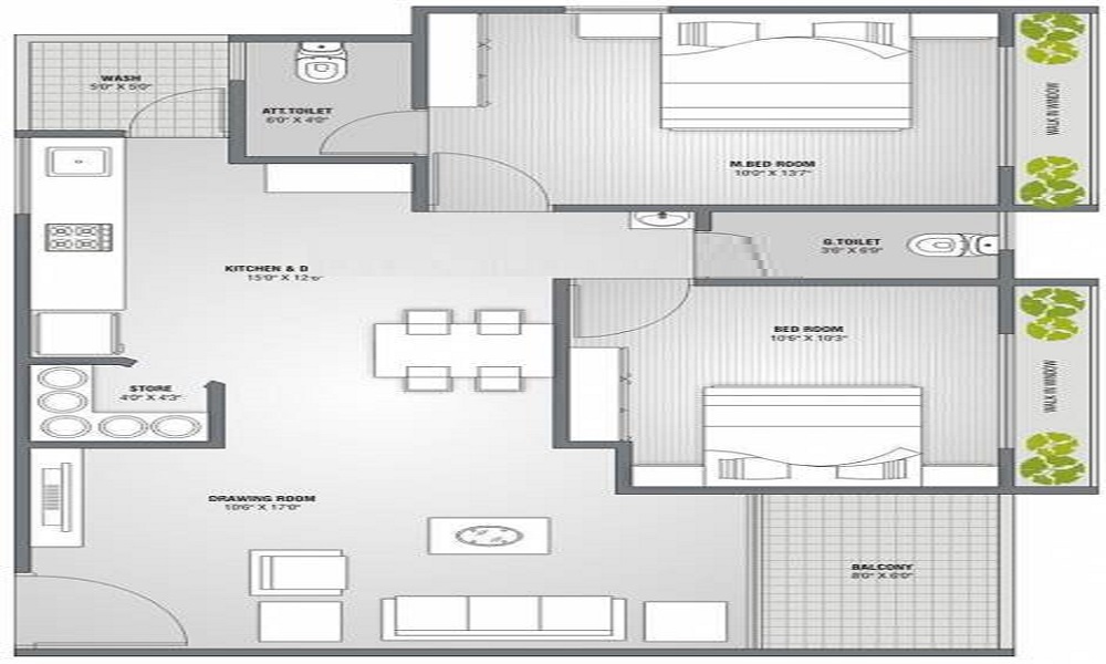 Niranjan Sunbeam Floor Plan